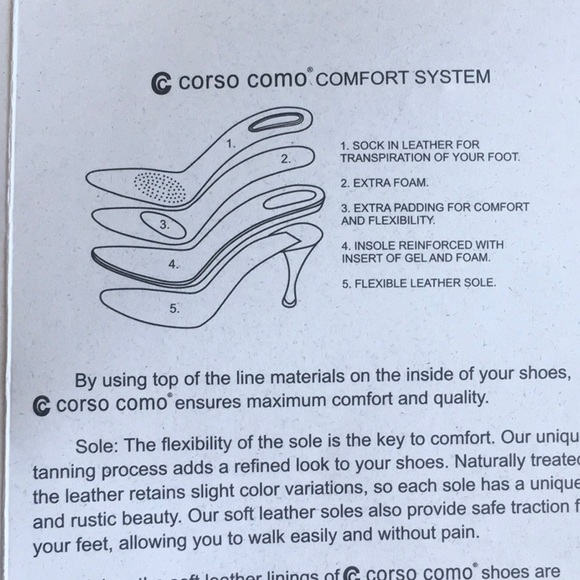 💥Corso Como STELLA Cognac Sports Calf 71/2 M NEW - Picture 14 of 15